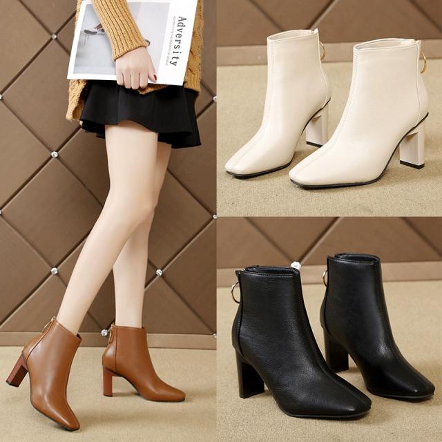 WOMEN BOOTS BOOTIES WINTER WOMEN's SUEDE Ankle Woman Shoes