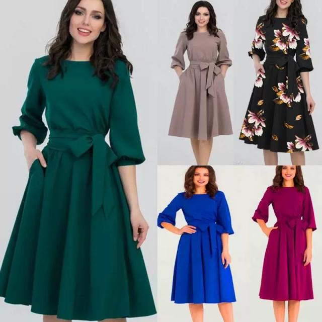 Winter Dress for Women Plus Size Dresses Long Woman Maxi2023