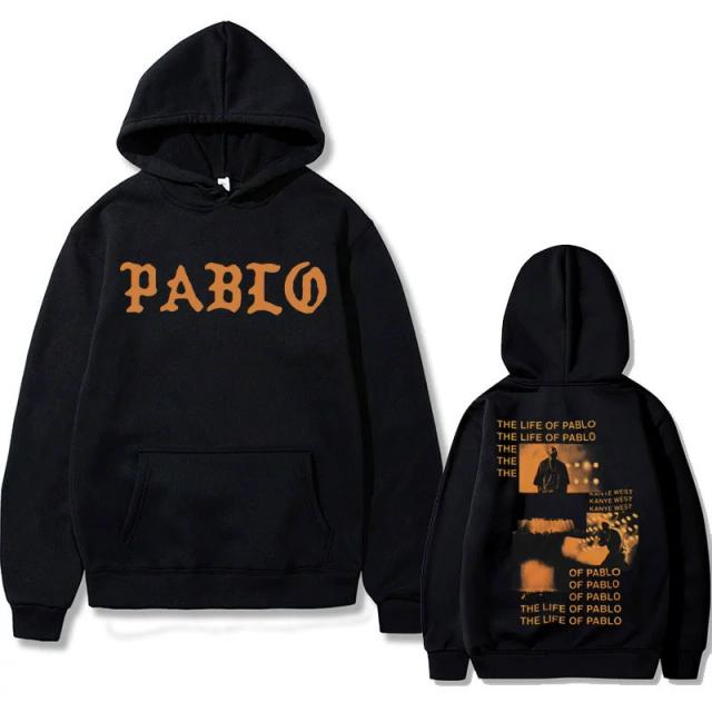 Rapper Kanye West Hop Hoodie Men's Fashion Hoodies Men W